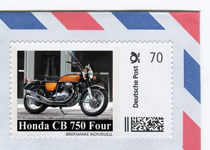 CB750Four.us CB 750 Limited Edition postage stamp set!